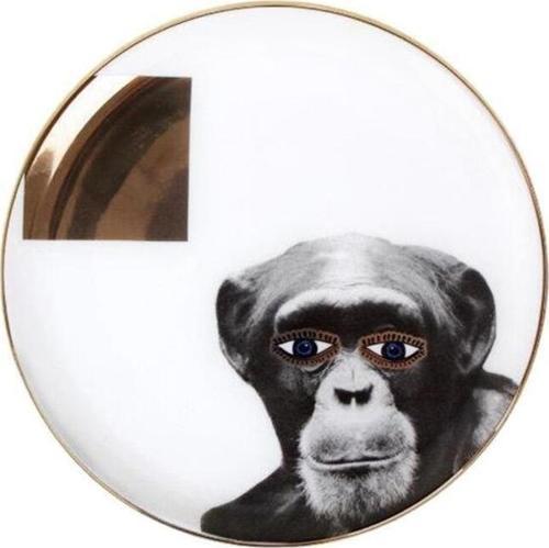 Wild Life Monkey Düz Tabak 20cm