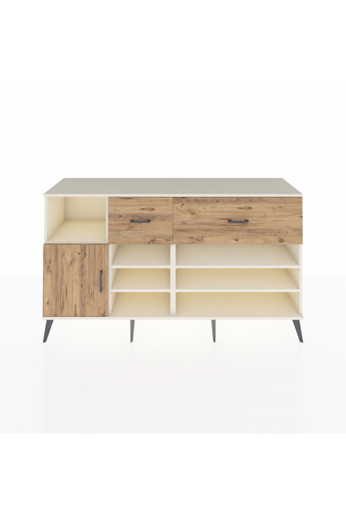 Kronos Konsol 6 Raflı 2 Çekmeceli 1 Kapaklı 176 x 59 x 99 cm Aytaşı - Çam