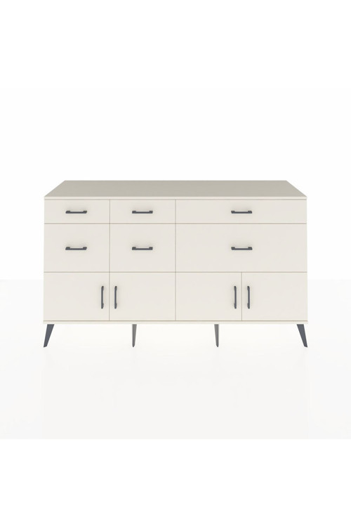 Kronos Konsol 1 Raflı 6 Çekmeceli 4 Kapaklı 176 x 59 x 99 cm Aytaşı - Aytaşı