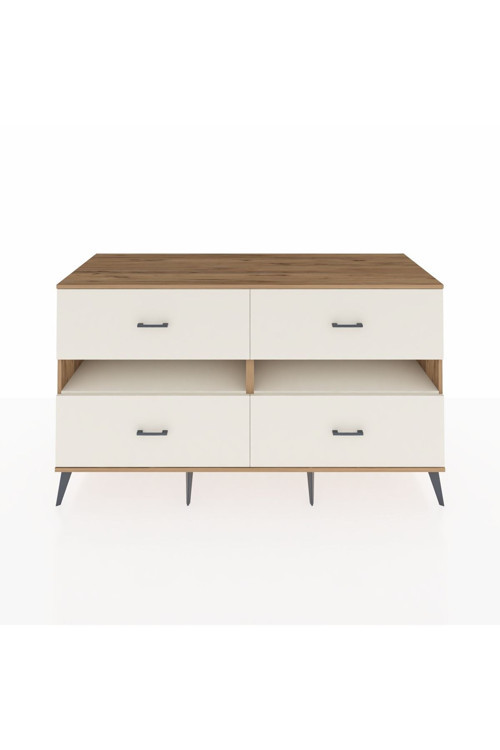 Kronos Konsol 2 Raflı 4 Çekmeceli 176 x 59 x 99 cm Çam - Aytaşı