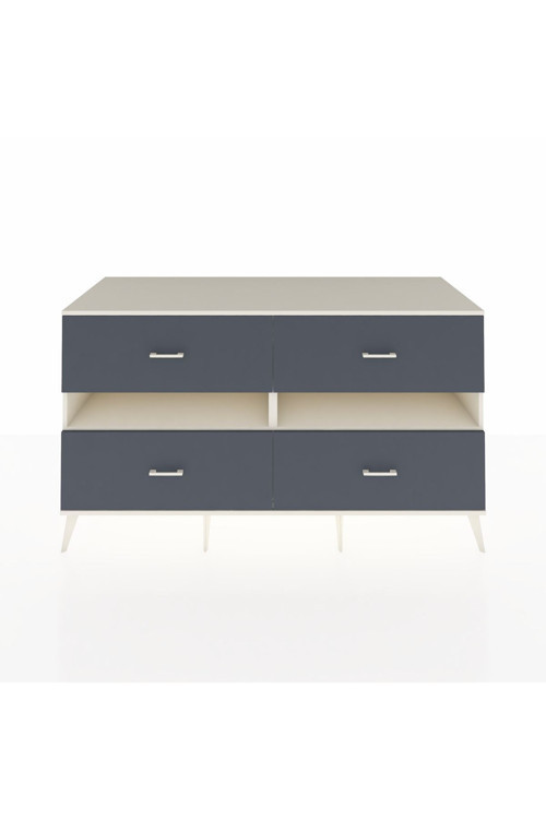Kronos Konsol 2 Raflı 4 Çekmeceli 176 x 59 x 99 cm Aytaşı - Aytaşı - Antrasit