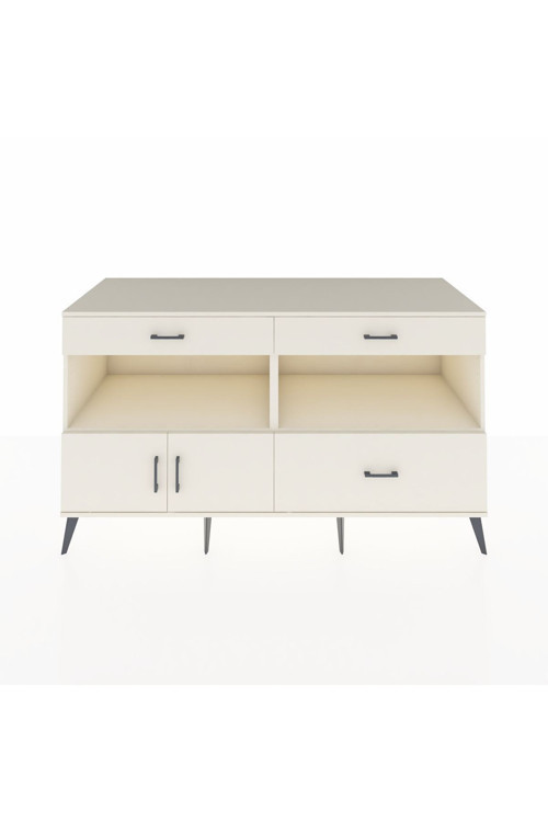 Kronos Konsol 2 Raflı 3 Çekmeceli 2 Kapaklı 176 x 59 x 99 cm Aytaşı - Aytaşı