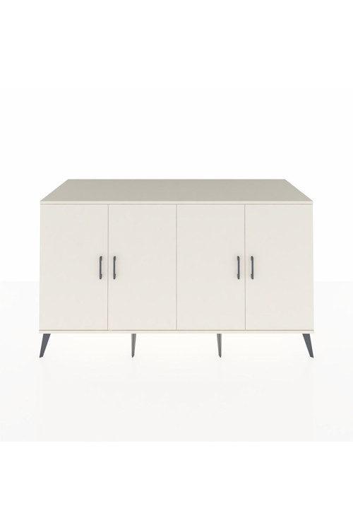 Kronos Konsol 4 Raflı 4 Kapaklı 176x59x99 Aytaşı-Aytaşı/Çam