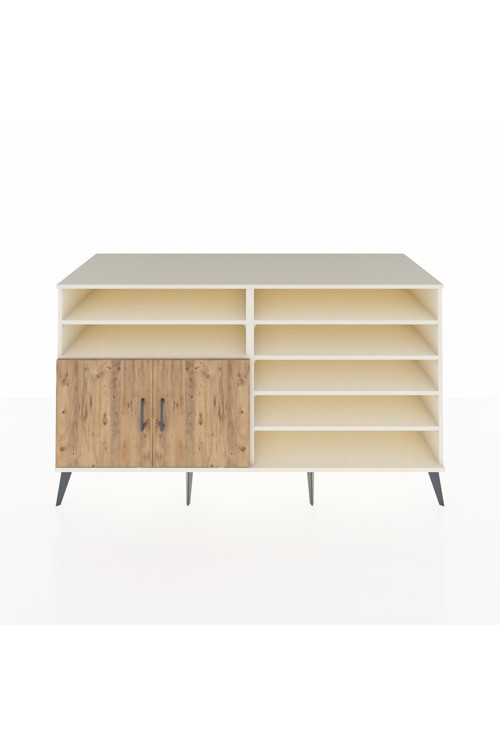 Kronos Konsol 7 Raflı 2 Kapaklı 176 x 59 x 99 cm Aytaşı - Çam - Aytaşı