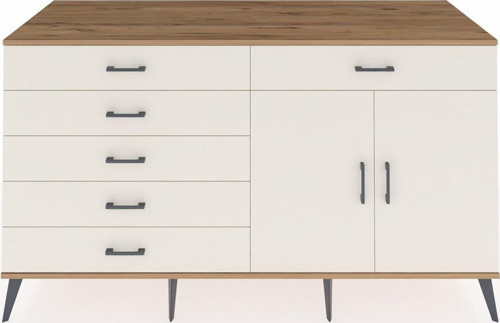 Kronos Konsol 1 Raflı 6 Çekmeceli 2 Kapaklı 176 x 59 x 99 cm Çam - Aytaşı