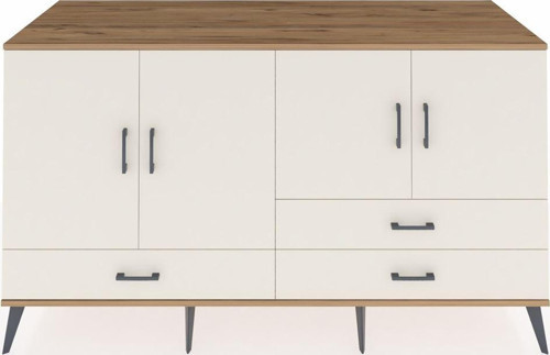 Kronos Konsol 5 Raflı 3 Çekmeceli 4 Kapaklı 176 x 59 x 99 cm Çam - Aytaşı