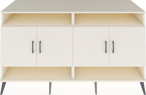 Kronos Konsol 6 Raflı 4 Kapaklı 176x59x99 Aytaşı-Aytaşı/Antrasit