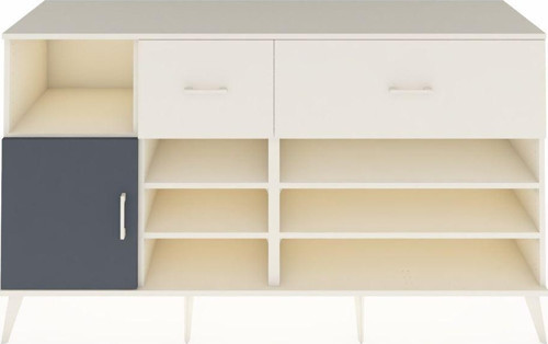 Kronos Konsol 6 Raflı 2 Çekmeceli 1 Kapaklı 176 x 59 x 99 cm Aytaşı - Antrasit - Aytaşı