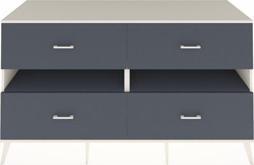 Kronos Konsol 2 Raflı 4 Çekmeceli 176x59x99 Aytaşı-Antrasit