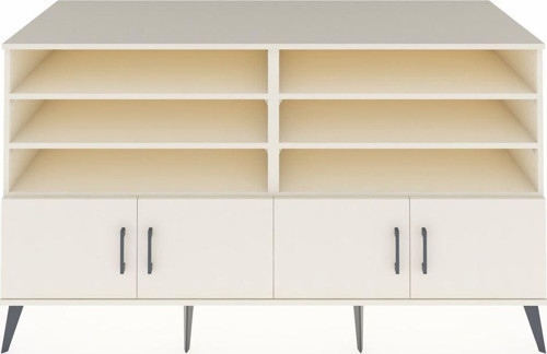 Kronos Konsol 6 Raflı 4 Kapaklı 176x59x99 Aytaşı-Aytaşı