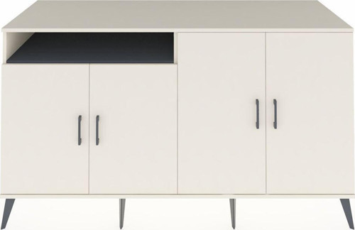 Kronos Konsol 4 Raflı 4 Kapaklı 176x59x99 Aytaşı-Aytaşı/Antrasit