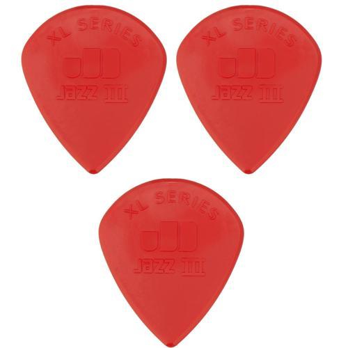 Jim Dunlop 47RXLN Nylon Jazz III XL Gitar Penası ( 3 Adet ) 1,38 mm.