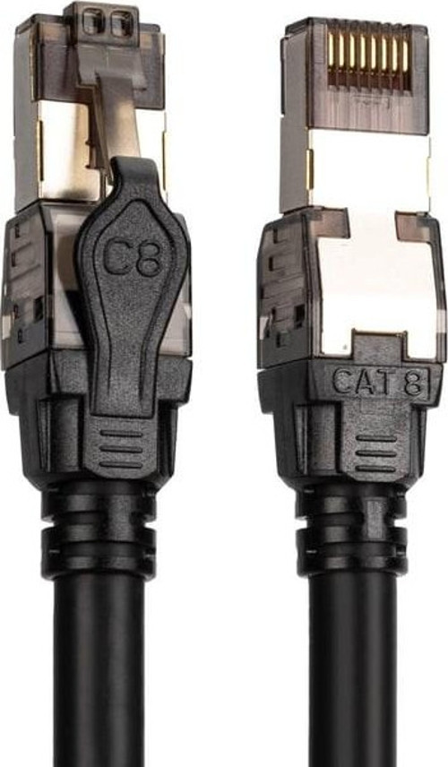 CAT 8.1 Ultra Hızlı Ethernet Kablo – 1 Metre S/FTP (40Gbps / 2000 MHz)