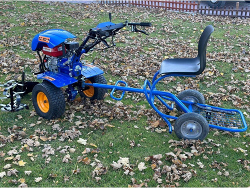 DALAZ, Fırtına 310 7 Hp Marşlı Çapa MAKİNASI UYUMLU MAVİ TAŞIMA SELESİ,MİNİ RÖMORK