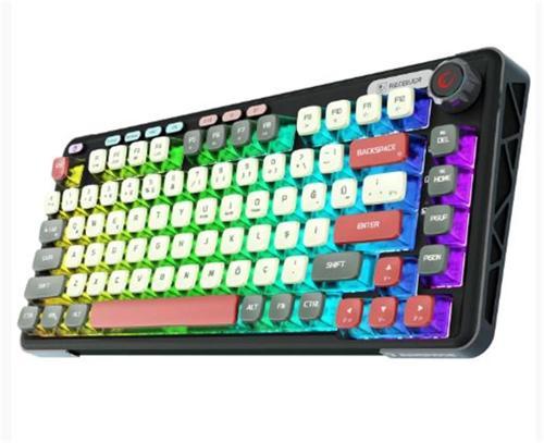 Eira Transparan Hot Swap 2.4G + BT Wireless RGB Gasket Oil Switch Türkçe Q Mekanik Klavye