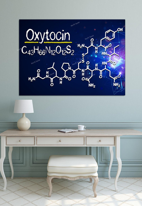 Oksitosin Oxytocin Kutsal Geometri Yaşam Çiçeği Tablo