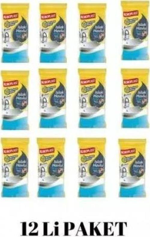 Islak Havlu Banyo Okyanus Kokulu 12 Paket Xtra Büyük 30 Adet 20X30 Cm