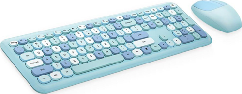 Mofii No666 Mavi Klavye Mouse Set