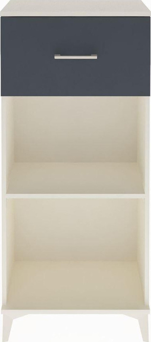 Arges Dolap Tek Raflı Tek Çekmeceli 60x30x134 Aytaşı-Antrasit