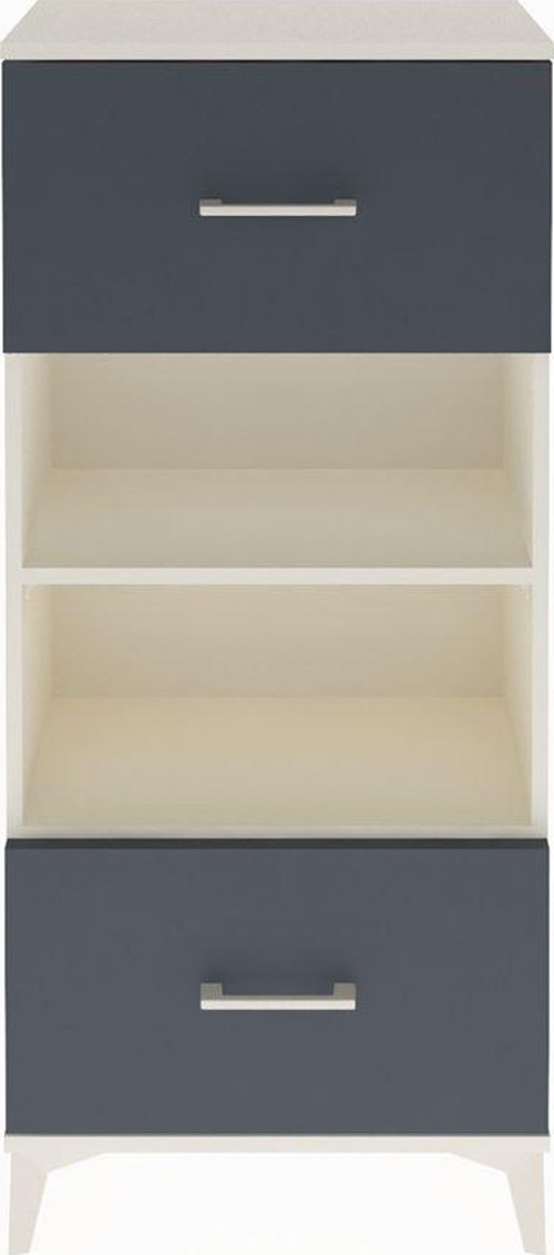 Arges Dolap 2 Raflı 2 Çekmeceli 60x30x134 Aytaşı-Antrasit