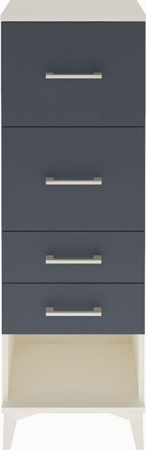 Arges Dolap 4 Çekmeceli 44x30x134 Aytaşı-Antrasit