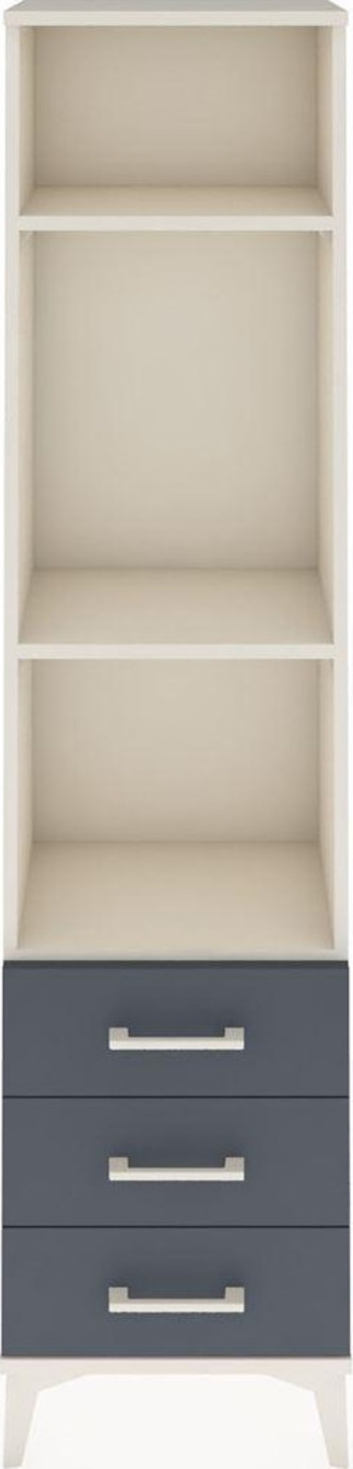Arges Dolap 3 Raflı 3 Çekmeceli 44x30x182 Aytaşı-Antrasit