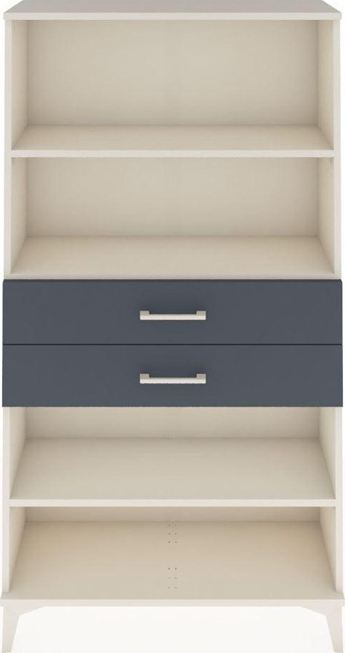 Arges Dolap 3 Raflı 2 Çekmeceli 88x30x163 Aytaşı-Antrasit