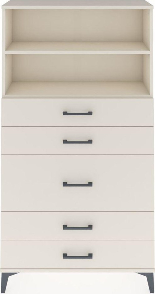 Arges Dolap 2 Raflı 5 Çekmeceli 88x30x163 Aytaşı-Aytaşı