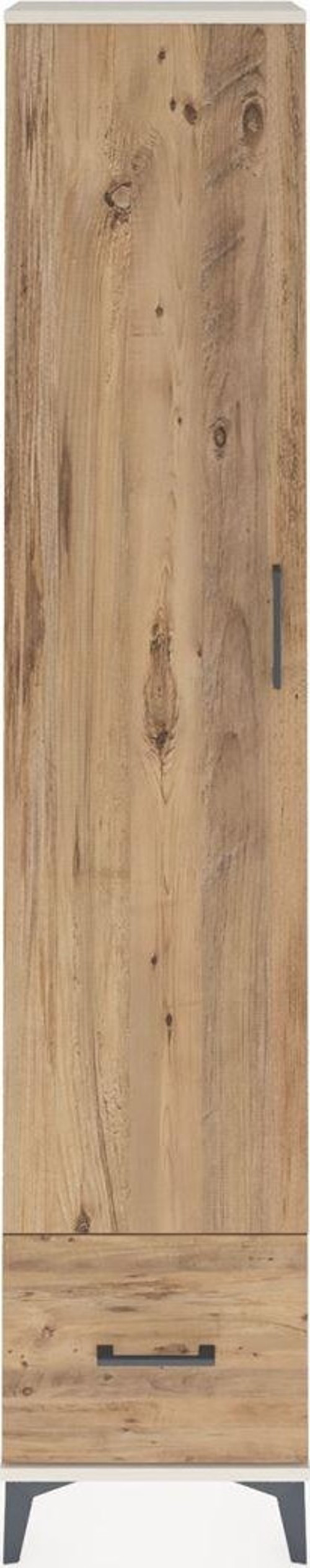 Arges Dolap 5 Raflı Tek Çekmeceli Tek Kapaklı 44x30x221 Aytaşı-Çam