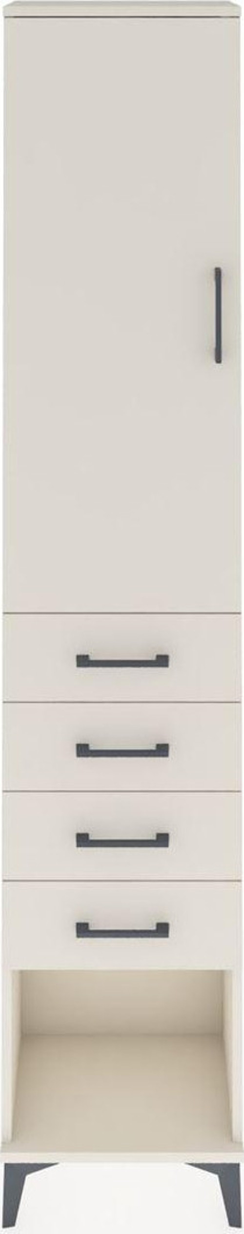 Arges Dolap 2 Raflı 4 Çekmeceli Tek Askılı 44x30x221 Aytaşı-Aytaşı
