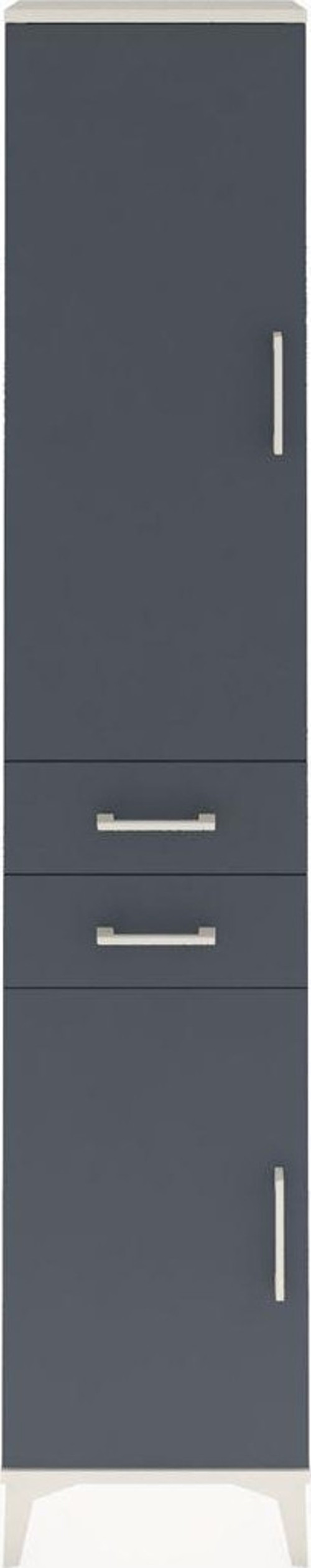 Arges Dolap 4 Raflı 2 Çekmeceli 2 Kapaklı 44x30x221 Aytaşı-Antrasit