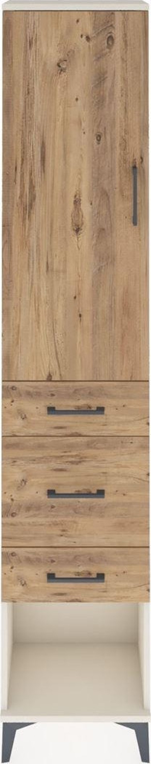 Arges Dolap 2 Raflı 3 Çekmeceli Tek Askılı 44x30x221 Aytaşı-Çam