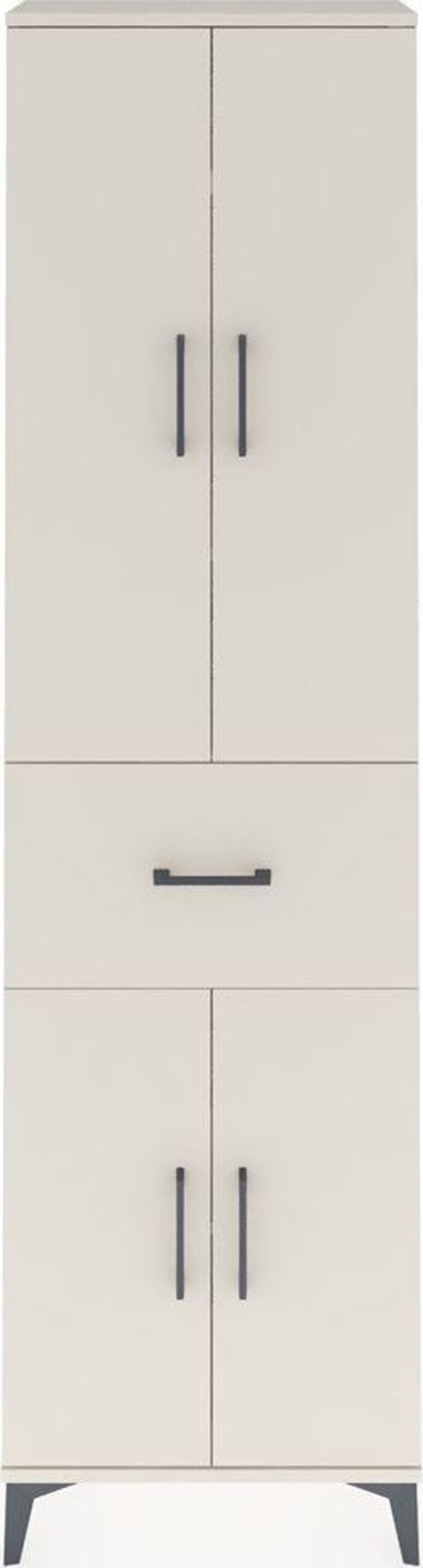 Arges Dolap 4 Raflı 1 Çekmeceli 4 Kapaklı 60 x 30 x 221 cm Aytaşı - Aytaşı