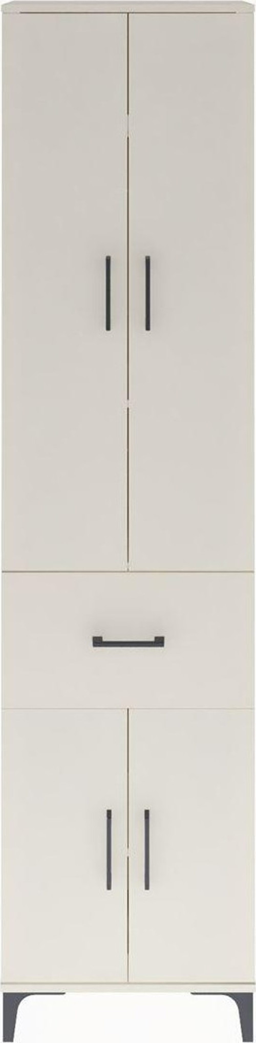 Arges Dolap 4 Raflı Tek Çekmeceli 4 Kapaklı 60x30x243 Aytaşı-Aytaşı