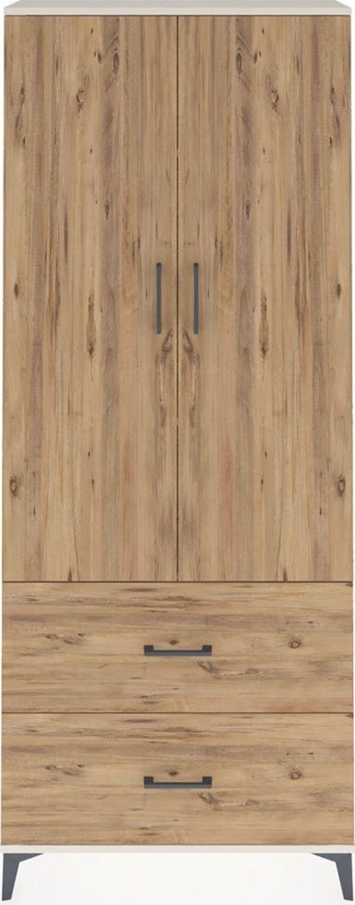 Arges Dolap 3 Raflı 2 Çekmeceli 2 Kapaklı 88x30x221 Aytaşı-Çam