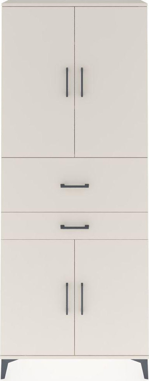 Arges Dolap 4 Raflı 2 Çekmeceli 4 Kapaklı 88x30x221 Aytaşı-Aytaşı
