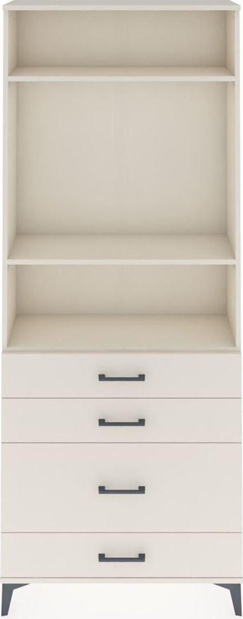 Arges Dolap 3 Raflı 4 Çekmeceli 88x30x221 Aytaşı-Aytaşı