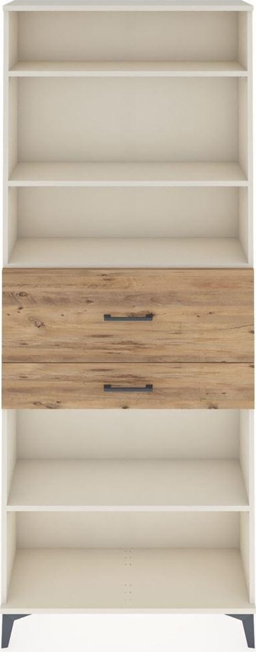 Arges Dolap 4 Raflı 2 Çekmeceli 88x30x221 Aytaşı-Çam