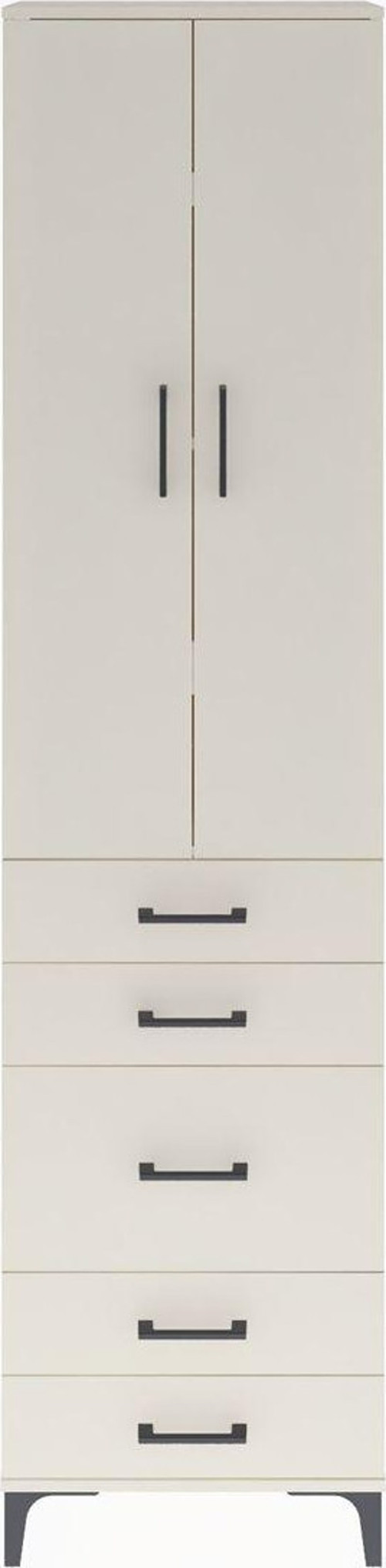 Arges Dolap 4 Raflı 5 Çekmeceli 2 Kapaklı 60x30x243 Aytaşı-Aytaşı
