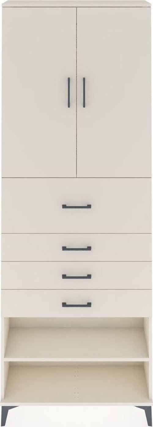 Arges Dolap 4 Raflı 4 Çekmeceli 2 Kapaklı 88x30x243 Aytaşı-Aytaşı