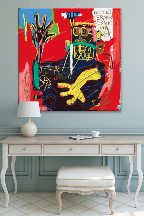 After Jean Michel Basquiat Untitled Kanvas Tablo