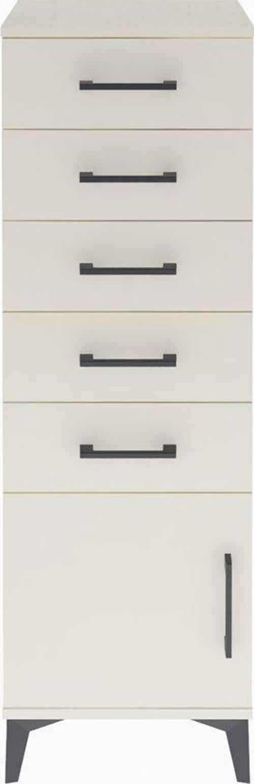 Arges Dolap 5 Çekmeceli 1 Kapaklı 44 x 30 x 134 cm Aytaşı - Aytaşı