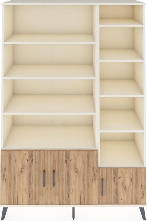Hyperion Dolap 10 Raflı 3 Kapaklı 132 x 44 x 195 cm Aytaşı - Çam - Aytaşı