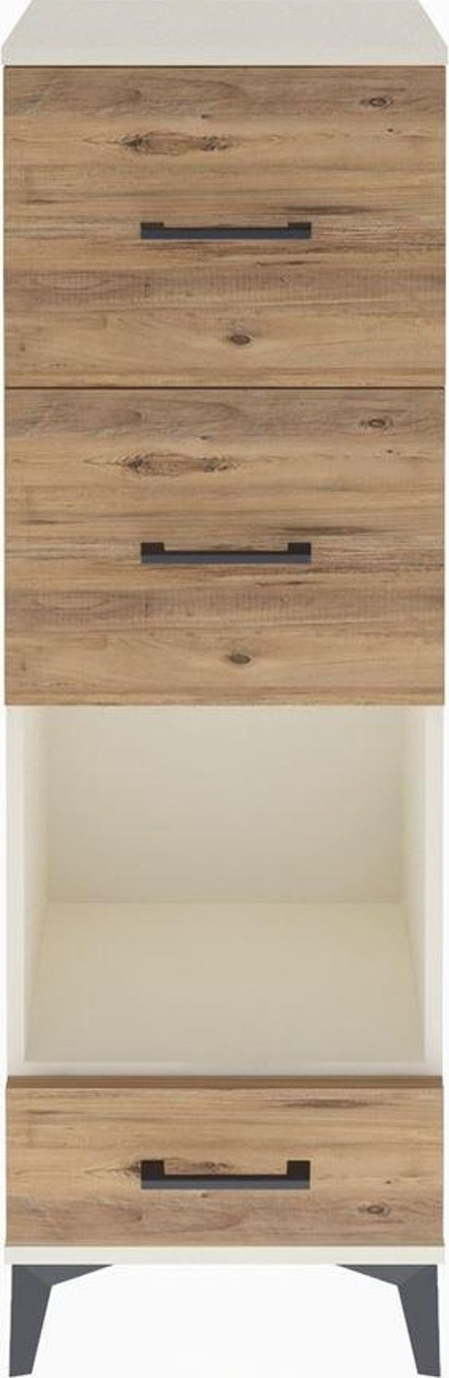 Arges Dolap 1 Raflı 3 Çekmeceli 44 x 30 x 134 cm Aytaşı - Çam