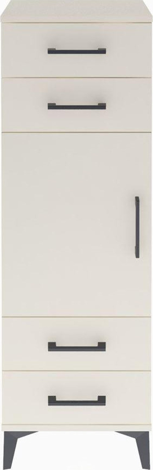 Arges Dolap 2 Raflı 4 Çekmeceli 1 Kapaklı 44 x 30 x 134 cm Aytaşı - Aytaşı