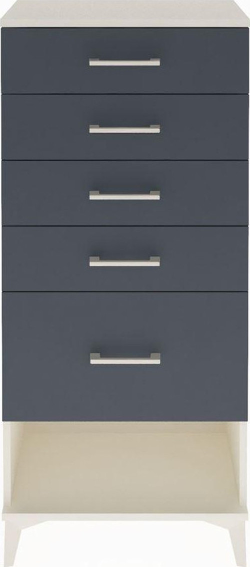 Arges Dolap 5 Çekmeceli 60x30x134 Aytaşı-Antrasit