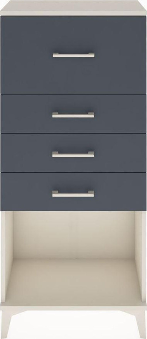 Hyperion Dolap 4 Çekmeceli 60x44x134 Aytaşı-Antrasit