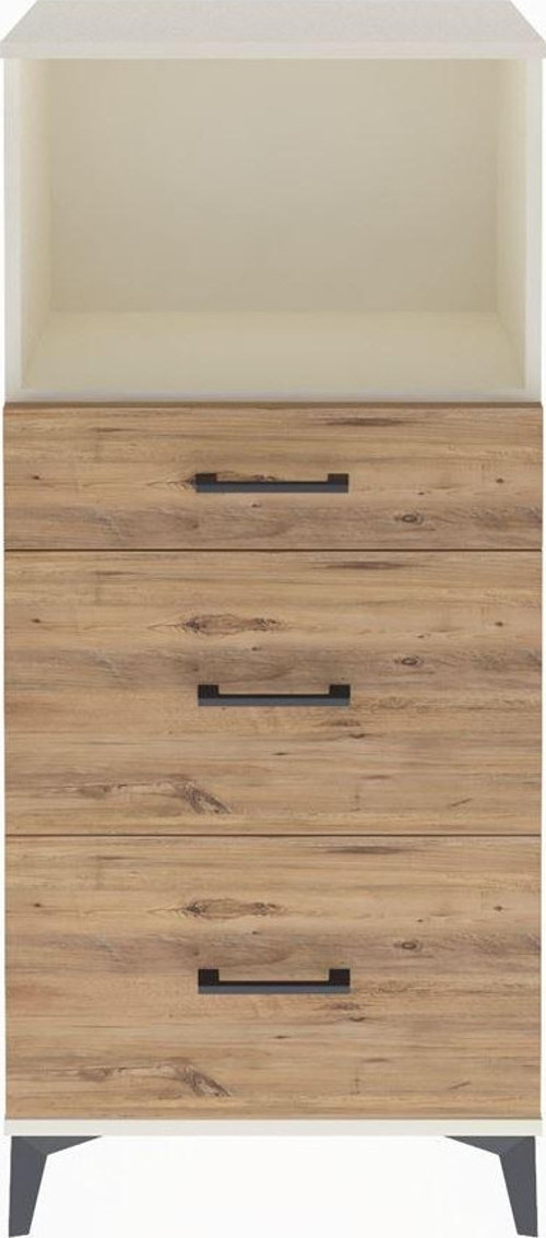 Arges Dolap 1 Raflı 3 Çekmeceli 60 x 30 x 134 cm Aytaşı - Çam