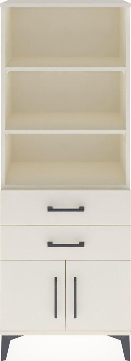 Arges Dolap 3 Raflı 2 Çekmeceli 2 Kapaklı 60x30x163 Aytaşı-Aytaşı