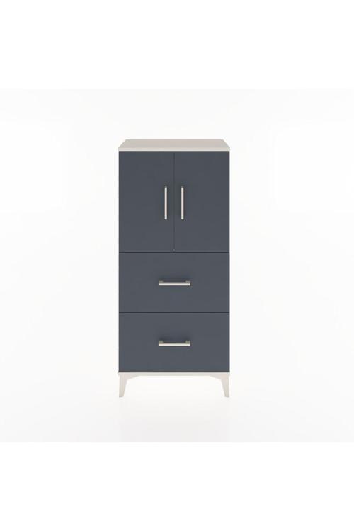 Hyperion Dolap 1 Raflı 2 Çekmeceli 2 Kapaklı 60 x 44 x 134 cm Aytaşı - Antrasit